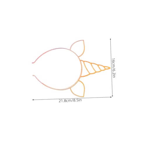 Gatuida 12stücke Einhorn-horn-stirnband Mit Glitzer Aus Kunststoff Für Damen Party-accessoires Geburtstagsfeiern Karneval Und Festivals von Gatuida
