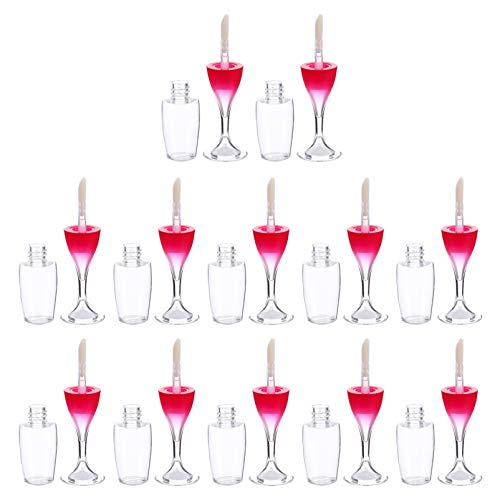 Gatuida 12stücke Mini Lip Gloss Flaschen Leere Lip Gloss Rohre Probe Für Lipgloss Öl Farbe Diy von Gatuida