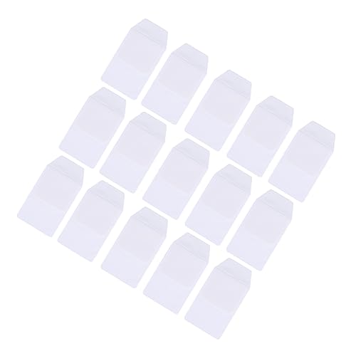 Gatuida 15 Stück Teiliges PVC Stifttaschen Transparent Auslaufsichere Pen Pouch Praktische Pen Schutz für Ärzte und Pflegepersonal Weiße Tasche mit Ausreichend Platz für Schreibutensilien von Gatuida