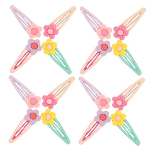 Gatuida 16 Stück Teiliges Kawaii Blumen Haarspangen für Mädchen Bunte Weiche Clipse in Candy Farben Leicht Komfortabel und Langlebig Asiatisch Inspiriertes Design für Alltag und Party von Gatuida