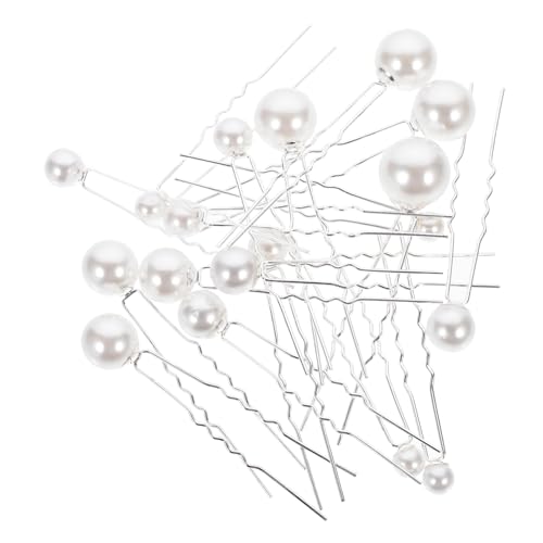 Gatuida 18 Stück Teiliges Perlen Haarstab Silberfarbene U Förmige Braut Haarnadeln Langlebig und Elegant Vielseitig für Hochzeit Party Brautschmuck Einfache Frisurgestaltung Gatuida 18 Stück Teiliges Perlen Haarstab Silberfarbene U Förmige Braut Haarnadeln Langlebig und Elegant Vielseitig für Hochzeit Party Brautschmuck Einfache Frisurgestaltung von Gatuida