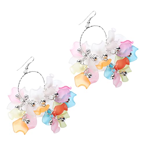 Gatuida 1Paar Bohemian Ohrhänger mit Blütenblatt Design Lange Quasten Dangle Ohrringe für Damen für Sommer Strandmode Gatuida 1Paar Bohemian Ohrhänger mit Blütenblatt Design Lange Quasten Dangle Ohrringe für Damen für Sommer Strandmode von Gatuida