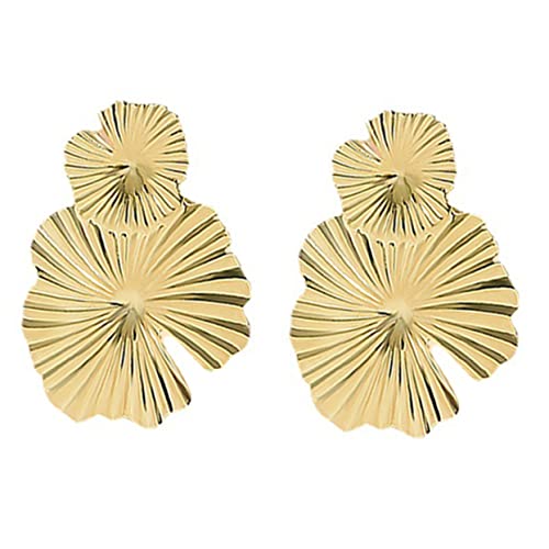 Gatuida Große Blütenblatt Ohrringe für Damen Goldene Statement Ohrringe Leichte und Langlebige Tropfenohrringe Modischer Ohrschmuck für Frühling und Sommer als Valentinstagsgeschenk Gatuida Große Blütenblatt Ohrringe für Damen Goldene Statement Ohrringe Leichte und Langlebige Tropfenohrringe Modischer Ohrschmuck für Frühling und Sommer als Valentinstagsgeschenk von Gatuida