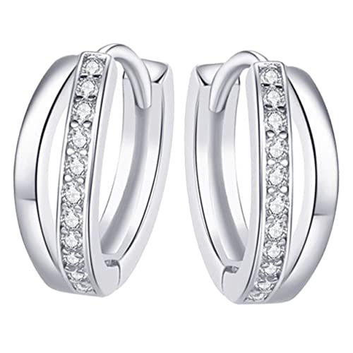 Gatuida 1Paar Hypoallergene Kleine Reifenohrringe für Damen Ohrringe für Accessoires für Frauen Valentinstagsgeschenk Gatuida 1Paar Hypoallergene Kleine Reifenohrringe für Damen Ohrringe für Accessoires für Frauen Valentinstagsgeschenk von Gatuida