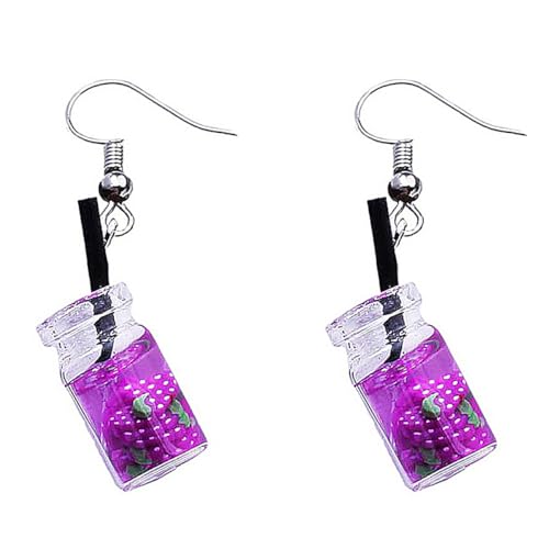 Gatuida 1Paar Kreative Frucht Ohrhänger Lustige Dangler Ohrringe für Frauen Traube Modischer Ohrschmuck für Langlebig und Gatuida 1Paar Kreative Frucht Ohrhänger Lustige Dangler Ohrringe für Frauen Traube Modischer Ohrschmuck für Langlebig und von Gatuida