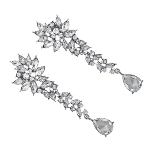 Gatuida 1Paar Luxuriöse Ohrringe für Bankett Partys Dangle Ohrhänger mit Funkelndem Design Modisches Accessoire für Damen Besondere Anlässe von Gatuida