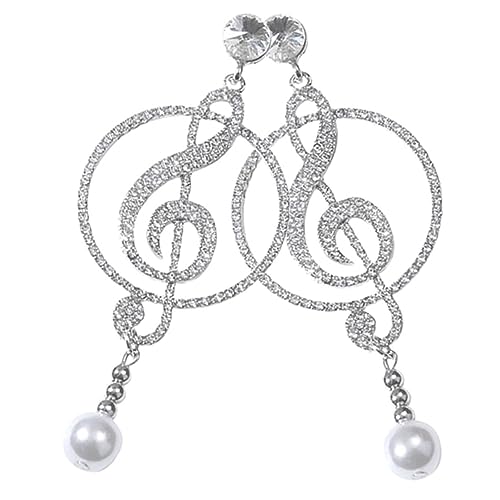 Gatuida 1Paar Musiknoten Dangle Ohrringe für Frauen Leichte Stylische Ohrhänger mit Einzigartigem Design für Musikliebhaber und Besondere Anlässe Gatuida 1Paar Musiknoten Dangle Ohrringe für Frauen Leichte Stylische Ohrhänger mit Einzigartigem Design für Musikliebhaber und Besondere Anlässe von Gatuida
