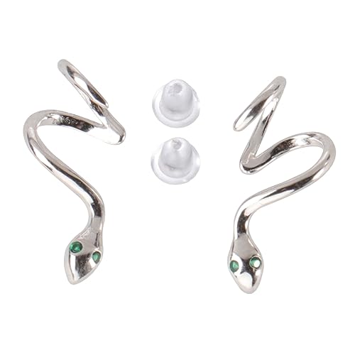 Gatuida Schlangenförmige Ohrringe für Damen Ohrhänger S925 Silber Hypoallergen Stilvoller Schmuck für Partys und Abendkleider von Gatuida