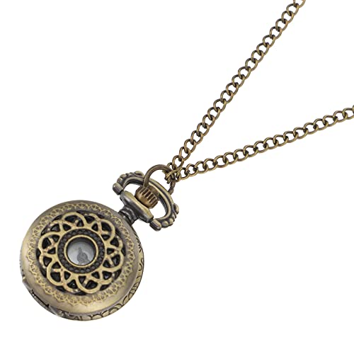 Gatuida 1stück Retro Pocket Watch Mit Kette Leicht Und Tragbar Geschenkidee Für Festivals Wie Weihnachten Und Neujahr Langlebiges Design Antiker von Gatuida