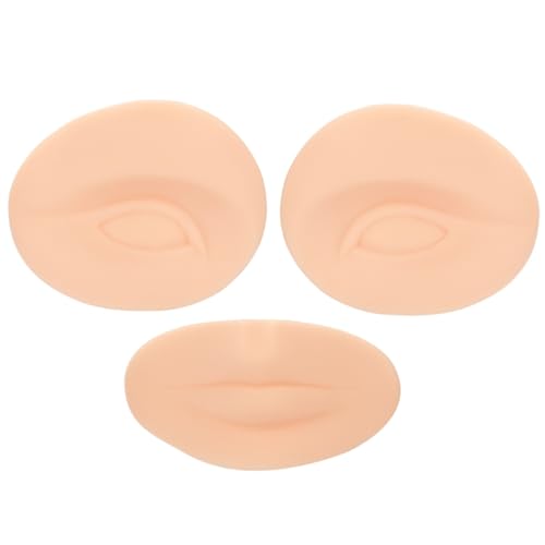 Gatuida 1Satz Silikon Make Up Übungsboard Körper Sticker Wiederverwendbare Tattoo Praxis Haut für Augenbrauen Lippen und Eyeliner Elastisch und Leicht zu Reinigen für Salon von Gatuida