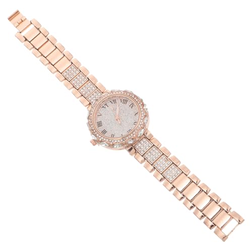 Gatuida Strass Armbanduhr Damen Dekorative Uhr für Studenten Gürteluhr Glänzende Armbanduhr Elegantes Design für Alltag von Gatuida