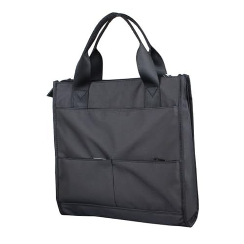 Gatuida 1Stück Herren Business Tasche Große Wasserdichte Aufbewahrungstasche für Schule und Reisen Schwarz für Laptop Schultertasche Handtasche mit Praktischem Innenraum Gatuida 1Stück Herren Business Tasche Große Wasserdichte Aufbewahrungstasche für Schule und Reisen Schwarz für Laptop Schultertasche Handtasche mit Praktischem Innenraum von Gatuida