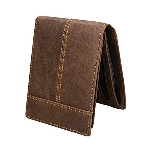 Gatuida 1Stück Herren RFID Blockierende Geldbörse Mad Horse Kurze Brieftasche im Retro Stil für Täglichen Gebrauch für Münzen und Karten Braun Gatuida 1Stück Herren RFID Blockierende Geldbörse Mad Horse Kurze Brieftasche im Retro Stil für Täglichen Gebrauch für Münzen und Karten Braun von Gatuida