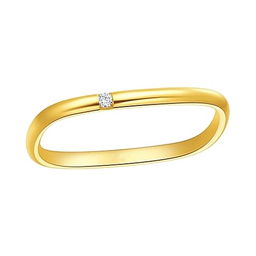 Gatuida Stylischer Quadratischer Ring Titanstahl Langlebig Poliert für Frauen Elegant Vielseitig für Feste und Anlässe von Gatuida