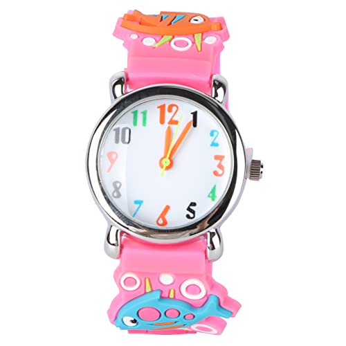Gatuida 1stück Fisch Kinderuhr Armbanduhr Für Jungen Und Mädchen Einfaches Zeitlesen Cartoon-Design Geschenkidee Für Geburtstage Alter Jahre von Gatuida