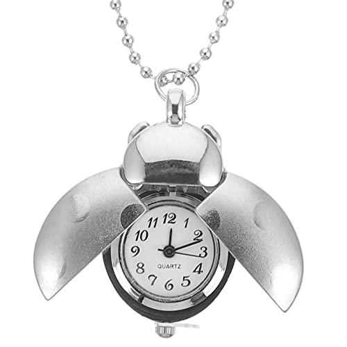 Gatuida Käferförmige Taschenuhr Vintage Hängende Uhr Dekorative Taschenuhr Kleidungszubehör Uhr von Gatuida