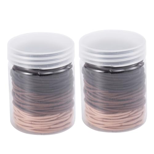 Gatuida 2 Boxen Nylon Haarbänder Pack Bunten Farben Elastische Haargummis für Damen und Mädchen für Täglichen Gebrauch aus Hochwertigem Material Gefertigt von Gatuida