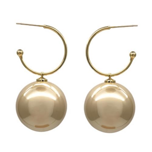 Gatuida 2paar Goldene Damen-ohrstecker Mit Kunstperlen Modische Perlen-ohrhänger Übertriebenes Perlendesign Passender Ohrschmuck Für Alltags Und Partygebrauch von Gatuida