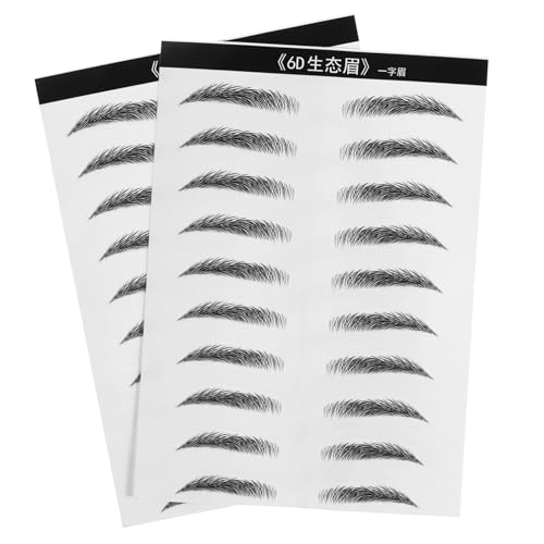 Gatuida 2 Paar Simulierte Augenbrauen Patch Simulation Augenbrauen Künstliche Augenbrauen Patch Augenbrauen Aufkleber Augenbrauen Make Up Tools Schwarz Gatuida 2 Paar Simulierte Augenbrauen Patch Simulation Augenbrauen Künstliche Augenbrauen Patch Augenbrauen Aufkleber Augenbrauen Make Up Tools Schwarz von Gatuida