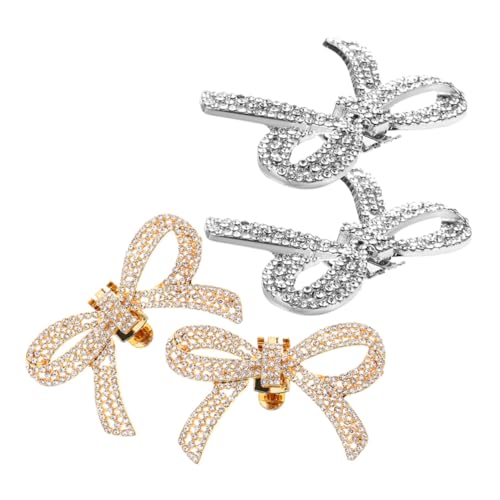 Gatuida 2 Paare Abnehmbare Strass Schuhclips für Damen Metallverschluss Glitzernde Dekoration für High Heels Sandalen Schuhanhänger Individuell Kombinierbar Silber Gold Gatuida 2 Paare Abnehmbare Strass Schuhclips für Damen Metallverschluss Glitzernde Dekoration für High Heels Sandalen Schuhanhänger Individuell Kombinierbar Silber Gold von Gatuida