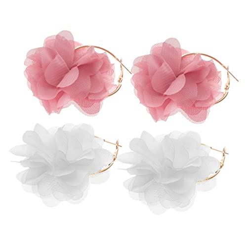 Gatuida 2 Paare Blumen Hängerohrstecker für Damen Weiß Rosa Trendiger Modeschmuck mit Feiner Verarbeitung für Alltag und Besondere Anlässe Gatuida 2 Paare Blumen Hängerohrstecker für Damen Weiß Rosa Trendiger Modeschmuck mit Feiner Verarbeitung für Alltag und Besondere Anlässe von Gatuida