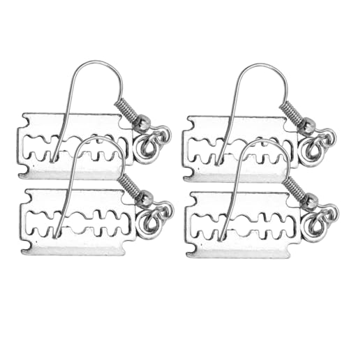 Gatuida 2 Paare Fashionable Punk Ohrringe Rasierklingen Design Dangle Ohrschmuck für Damen Stilvolle Ohrdekorationen für Gatuida 2 Paare Fashionable Punk Ohrringe Rasierklingen Design Dangle Ohrschmuck für Damen Stilvolle Ohrdekorationen für von Gatuida