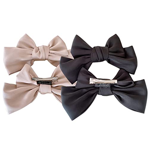 Gatuida 2 Paare Haarklammern mit Schleifen Haarspangen für Damen für Alltag Besondere Anlässe Bequem und Leicht für Dickes und Dünnes Haar Geeignet von Gatuida
