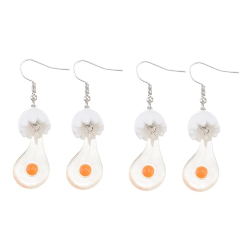 Gatuida 2 Paare Kreative Lampenform Ohrhänger Resin Ohrringe Damen Tropfen Ohrschmuck Stilvoll Elegant Langlebig Passend zu Abendkleidern von Gatuida