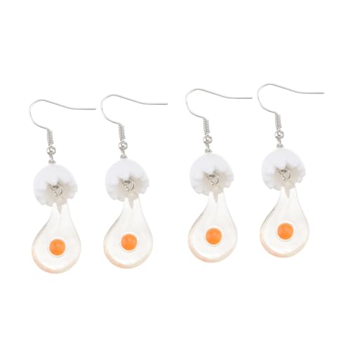 Gatuida 2 Paare Lampenförmige Ohrringe Resin Ohranhänger Kreative Chic Damen Schmuck Alltag und Anlass von Gatuida
