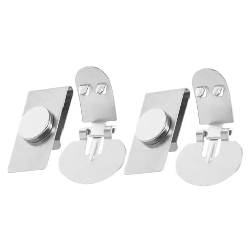 Gatuida 2 Paar Unsichtbare Magnetische Krawattenhalter Aus Edelstahl Krawattenklammer Für Knitterfreies Tragen Elegantes Design Für Herren Magnetische Krawattennadel Für Professionelle von Gatuida