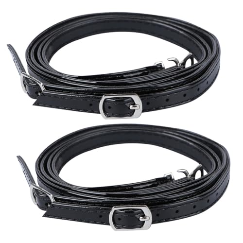 Gatuida 2 Paare Verstellbare High Heel Schuhriemen aus Hochwertigem PU Abnehmbare Fersengurte für Damen Rutschfeste Knöchelriemen zum Schutz vor Schuhverlust bei High Heels Praktische von Gatuida