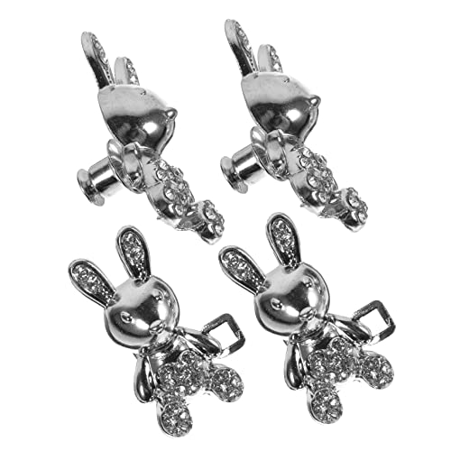 Gatuida 2 Paare Verstellbare Taillenspanner Clips im Abnehmbare Jeans Hüftklemmen mit Robustem Legierungs Material Rabbit Shaped Bundverkleinerer für Damen Herren Jugendliche Einfache Gatuida 2 Paare Verstellbare Taillenspanner Clips im Abnehmbare Jeans Hüftklemmen mit Robustem Legierungs Material Rabbit Shaped Bundverkleinerer für Damen Herren Jugendliche Einfache von Gatuida