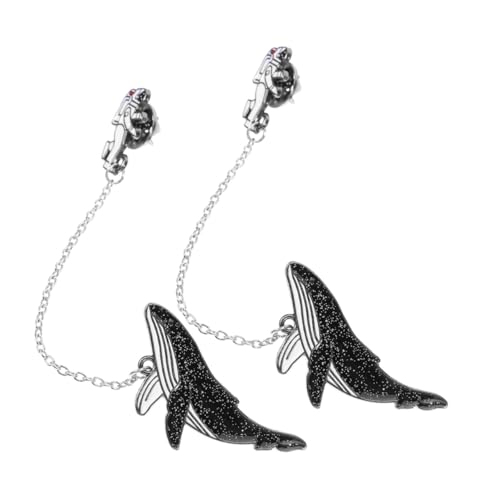 Gatuida 2 STÜCK Astronaut Wal Broschen aus Legierung Kreative Cartoon Anstecknadeln Langlebige Mantel Broschen für Herren und Damen Vielseitige Schmuck Accessoires für Kostüme und Partys von Gatuida