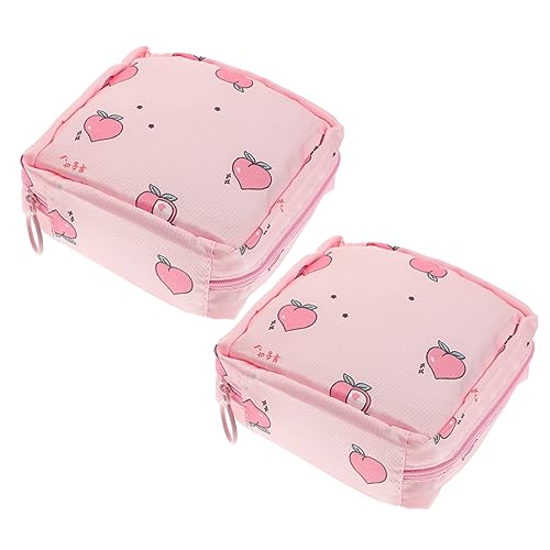 Gatuida 2 STÜCK Cartoon Hygieneartikel Aufbewahrungstaschen wasserdichte Tamponlagerung für Damen Praktische und Tragbare Organizer für Menstruationsprodukte von Gatuida