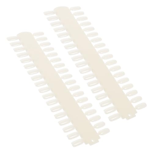 Gatuida 2 STÜCK Nail Polish Display Board Tipps Nagellack Farbpalette Einseitig Langstreifig Nageldesign Übungsbrett für Nagelstudios Langlebig Praktisch Vielfältige Farbauswahl von Gatuida