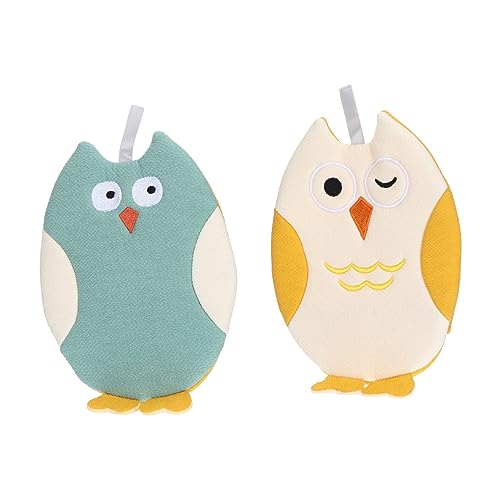 Gatuida 2 STÜCK Teiliges Badewaschhandschuh Cartoon Motiv Weiche Leichte Badetücher für Sanfte Körperreinigung Strapazierfähige Tragbare Waschlappen für Mädchen und Jungen Badespaß von Gatuida