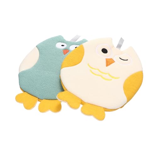 Gatuida 2 STÜCK Waschhandschuhe Cartoon Tiermotiv Badetuch Weich Leicht Pflegend für Hände Beine Körper Spaßige Baumwolle von Gatuida
