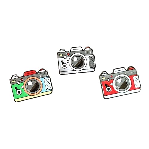 Gatuida 2 Sätze Kamera Broschen Vintage Schmuck Anstecknadeln Für Kleidung Taschen Rucksäcke Und Hüte Für Und Besondere Anlässe Zufällige Farbe 3 Stück * 2 von Gatuida