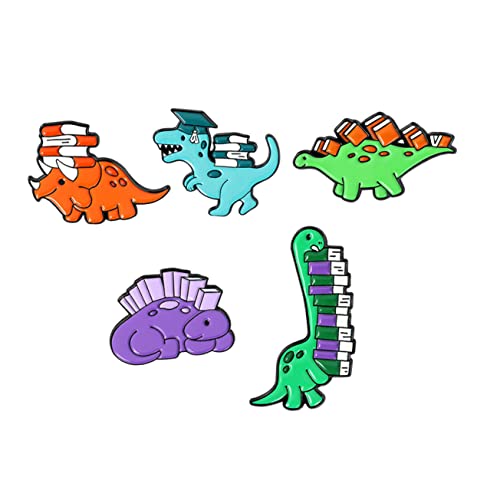 Gatuida 2 Sätze Kreative Dinosaurier Broschen Für Niedliche Dinosaurier Anstecker Als Dekoration Für Kinderkleidung Für Täglichen Gebrauch Und Stylische Outfits 5 Stück * 2 von Gatuida