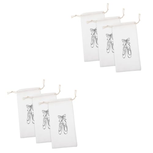 Gatuida 2 Sätze Taschen Tanzschuhtasche Kordelstring Ballettschuhe Shows Fitnessstudio Ballettschuhtasche Für Damen Schuhbeutel Ballettschuhtasche Für Mädchen Flanell 3 Stück * 2 von Gatuida