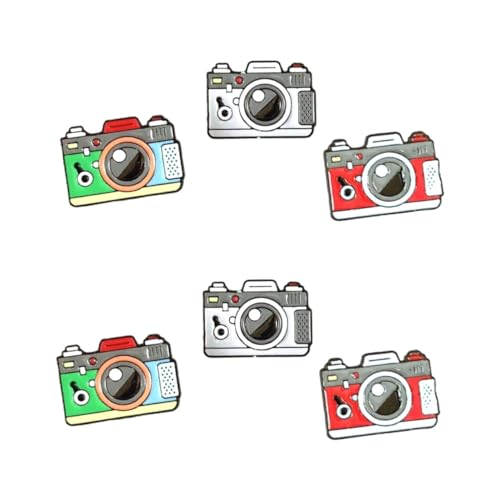 Gatuida 2 Sätze Teiliges Kamerabroschen Legierung Vintage Schmuck Für Kleidung Taschen Schals Und Für Zu Besonderen Anlässen Zufällige Farbe 3 Stück * 2 von Gatuida