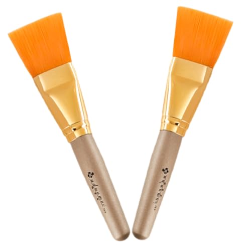 Gatuida 2 Stck Gesichtsmaske Weiche Applikatorbürsten für Augenmasken und Hautpflegeprodukte Waschbar und Wiederverwendbar Handlich und Praktisch von Gatuida