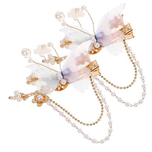 Gatuida 2 Stck Vintage Schmetterling Haarspangen Damen Haarklammern Langlebig Modisch für Party Hochzeit Alltag von Gatuida