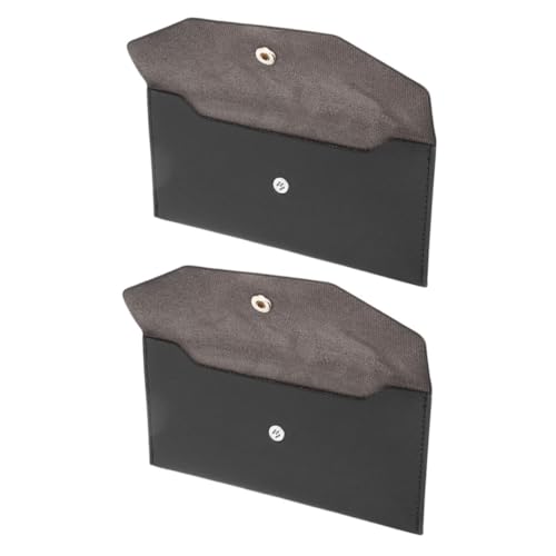 Gatuida 2 Stück Damen Geldbörse PU Langes Portemonnaie Große Kapazität Leicht Tragbar Stilvoll Vielseitig für Alltag Reise Geschäft von Gatuida