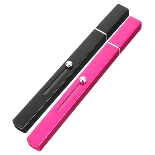 Gatuida 2 Stück Einziehbarer Lippenpinsel Für Frauen Doppelseitiger Lippenapplikator Tragbarer Make up Pinsel Mit Abdeckung Hautfreundlich Für Lipgloss Und Lippenstift von Gatuida