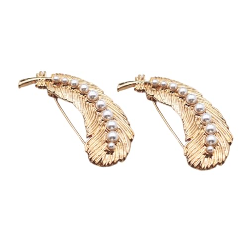 Gatuida 2 Stück Elegante Perlenbrosche aus Legierung Modische Schmuckbrosche als Anstecknadel für Kleidung Schal und Jacke Vielseitiger Schmuck für Damen bei Hochzeit Party und Alltag Gatuida 2 Stück Elegante Perlenbrosche aus Legierung Modische Schmuckbrosche als Anstecknadel für Kleidung Schal und Jacke Vielseitiger Schmuck für Damen bei Hochzeit Party und Alltag von Gatuida