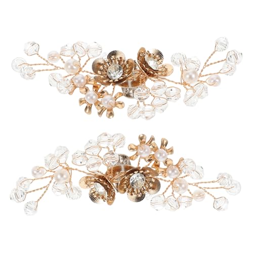 Gatuida 2 Stück Elegante Set Strass Schuhclips Goldfarbene Blumen Design Brautschuh Dekorationen Abnehmbare Hochzeitsschmuck für Damen Hochzeitsfeier und Festliche Anlässe Gatuida 2 Stück Elegante Set Strass Schuhclips Goldfarbene Blumen Design Brautschuh Dekorationen Abnehmbare Hochzeitsschmuck für Damen Hochzeitsfeier und Festliche Anlässe von Gatuida