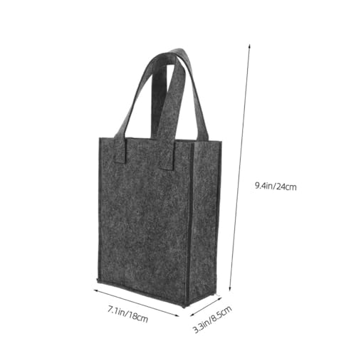 Gatuida 2 Stück Filz weinflaschentasche Flaschen Tragbar Weich Mit Innenfach Schutz Für Geschenk Reisen Outdoor Events von Gatuida