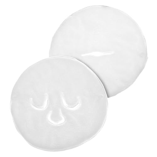 Gatuida 2 Stück Gesichts Hotcompress Handtuch Wiederverwendbare Fleece Dampftuchmaske Vielseitig für Gesichtsreinigung Make Up Entfernung Leicht Langlebig für Spa und Reisen von Gatuida