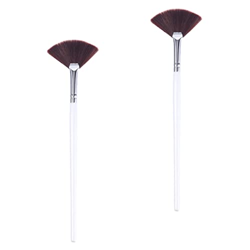 Gatuida 2 Stück Gesichtsmaske Pinsel mit Synthetischen Haaren Anwendungstools für Gesichtscreme Tragbar Leicht und Langlebig für Reisen und Wiederverwendbar von Gatuida